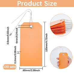 Rectangle 100Pcs Plasitc Big Pendants&nbsp;FIND-SP0003-02G