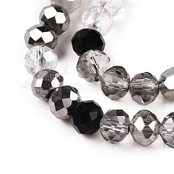 Electroplate Glass Beads Strands&nbsp;GLAA-T023-B16-01
