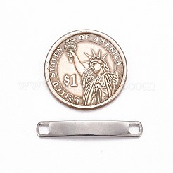 Tarnish Resistant Rectangle 304 Stainless Steel Links connectors&nbsp;X-STAS-I045-38