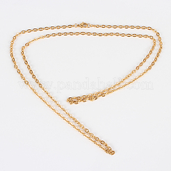 304 Stainless Steel Cable Chain Necklace Making&nbsp;STAS-P045-04G