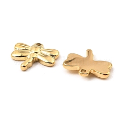 304ステンレスペンダント  トンボチャーム  18KGP本金メッキ  15.5x17x3mm  穴：1.6mm&nbsp;STAS-A089-20G