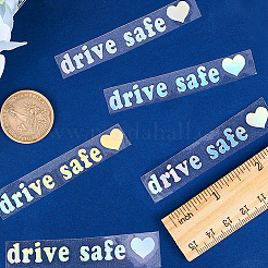 Laser PVC Drive Safe Self Adhesive Car Stickers&nbsp;STIC-WH0013-09B