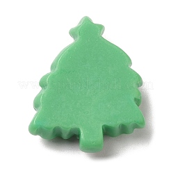 クリスマステーマ不透明樹脂カボション  ジュエリー作りのための  クリスマスツリー  26x21.5x7.5mm&nbsp;RESI-E043-01L