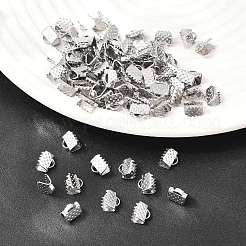 Tarnish Resistant 304 Stainless Steel Ribbon Crimp Ends&nbsp;STAS-S047-056