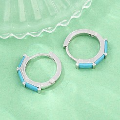 真鍮製マイクロパヴェキュービックジルコニアフープピアス  鉛フリー＆カドミウムフリー  ラックめっき  長持ちメッキ  18KGP本金メッキ  16x2.5mm&nbsp;KK-CBA8324-12G-01