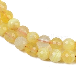 Natural Fire Crackle Agate Bead Strands&nbsp;G-K166-07F-6mm-07