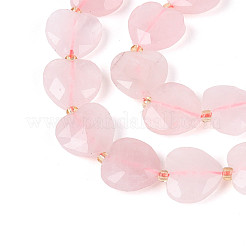 Natural Rose Quartz Beads Strands&nbsp;G-P592-B20-01