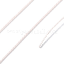ラウンドワックスポリエステル糸ストリング  マイクロマクラメコード  ツイストコード  革縫い用  ピンク  0.45mm  約174.97ヤード（160m）/ロール&nbsp;YC-D004-02B-004