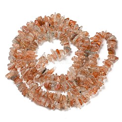Natural Arusha Sunstone Chip Beads Strands&nbsp;X-G-G905-13