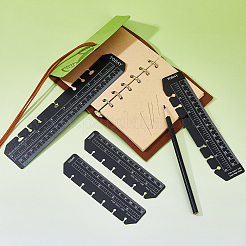 24Pcs 3 Styles Plastic Bookmark Ruler&nbsp;AJEW-FH0006-04A