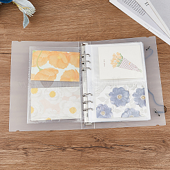 4 Styles A5 PP Loose Leaf Card Ticket Storage Bag&nbsp;AJEW-DC0001-80