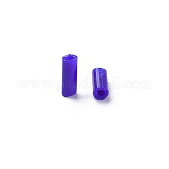 Opaque Colours Glass Bugle Beads&nbsp;SEED-N005-001-B02
