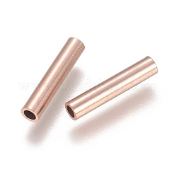 Ion Plating(IP) 304 Stainless Steel Tube Beads&nbsp;LS-STAS-L216-23F-RG