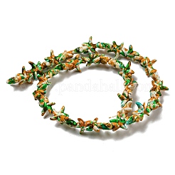 Spray Painted Synthetic Turquoise Beads Strands&nbsp;X-G-E617-A01-02