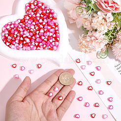 900Pcs 3 Colors Transparent Acrylic Beads&nbsp;TACR-PA0001-20