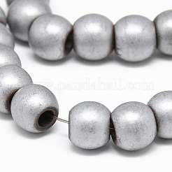 Electroplate Non-magnetic Synthetic Hematite Beads Strands&nbsp;G-Q486-87E