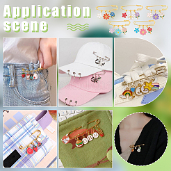 5Pcs Iron Safety Pin Brooches&nbsp;JEWB-PH01272