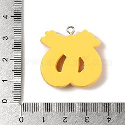 Opaque Resin Pendants&nbsp;RESI-RESI-R462-01B