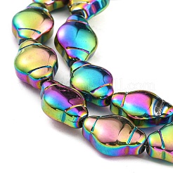 Electroplate Glass Beads Strands&nbsp;EGLA-G037-12A-FP01
