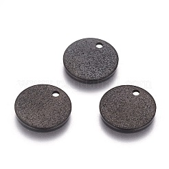 304 Stainless Steel Textured Pendants&nbsp;X-STAS-I098-01-15mm-B