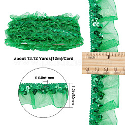 Chinlon Pleated Lace Trim&nbsp;EW-WH0013-28C