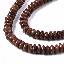 天然石セサミジャスパービーズ連売り  ロンデル  4~5x2mm  穴：0.8mm  約170~175個/連  14.96~15.35インチ（38~39cm）&nbsp;G-S366-113