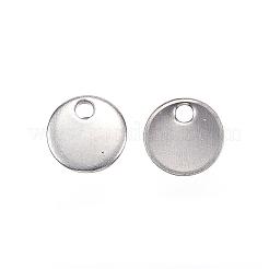 Tarnish Resistant 304 Stainless Steel Charms&nbsp;STAS-F039-91-6mm-P