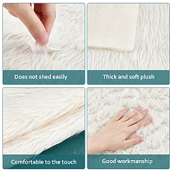 Super Soft Imitation Rabbit Plush Polyester Fabric&nbsp;DIY-WH0032-91D