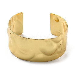 Rack Plating Brass Wide Cuff Bangles&nbsp;BJEW-D057-03G