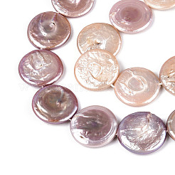 Natural Baroque Keshi Pearl Beads Strands&nbsp;PEAR-S018-20C