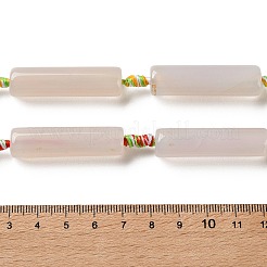 Natural Grey Agate Beads Strands&nbsp;G-A312-A01-01