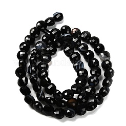 Natural Banded Agate(Dyed & Heated) Beads Strands&nbsp;G-C179-A6mm-21