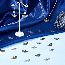 100Pcs 2 Colors Tibetan Style Alloy Pendants&nbsp;FIND-DC0006-17