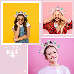 Cloth with Lollipop Hair Bands for Women Girl&nbsp;OHAR-WH0029-13B
