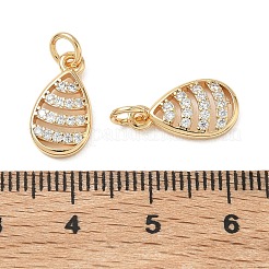 SHEGRACE Brass Micro Pave Cubic Zirconia Pendants&nbsp;XGRQ3D015-515G