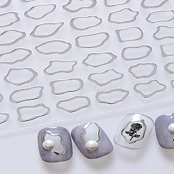 2Pcs 2 Styles Nail Art Stickers&nbsp;MRMJ-LP0002-91