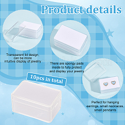 Acrylic Jewelry Storage Box&nbsp;LS-CON-WH0089-10B