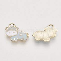 Alloy Enamel Pendants&nbsp;X-ENAM-S119-005C