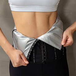 2Pcs 2 Colors Polyester Women's 3 Rows 15 Hooks Longline Corset Bra Extender&nbsp;FIND-BC0005-68