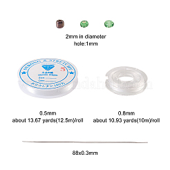480g 24 Colors 12/0 Glass Round Seed Beads&nbsp;SEED-CJ0001-09