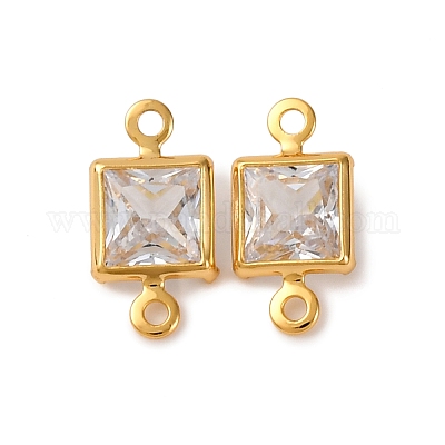 【特別セール品】 Brass Wholesale Pave Charms Connector Zirconia Cubic Clear アクセサリー