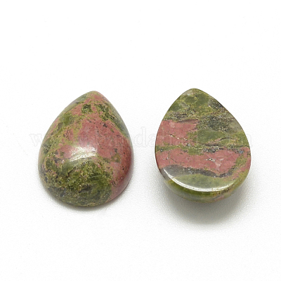 Natural Unakite Cabochons&nbsp;G-R417-10x14-36-1