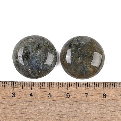 Natural Labradorite Cabochons&nbsp;G-H1596-FR-25mm-05-1