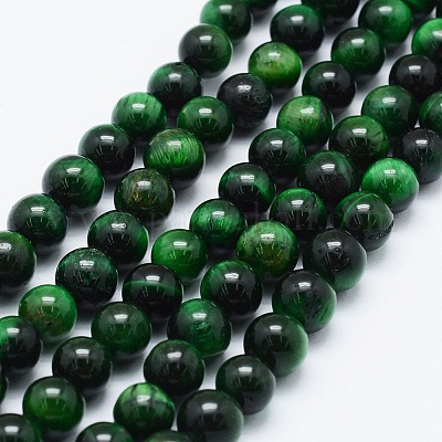 Natural Tiger Eye Beads Strands&nbsp;G-F561-6mm-B01-1
