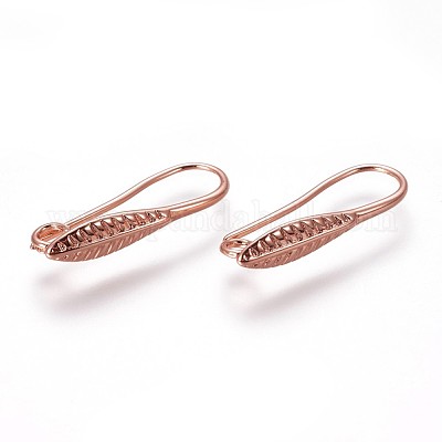 Brass Earring Hooks&nbsp;KK-L177-26-1
