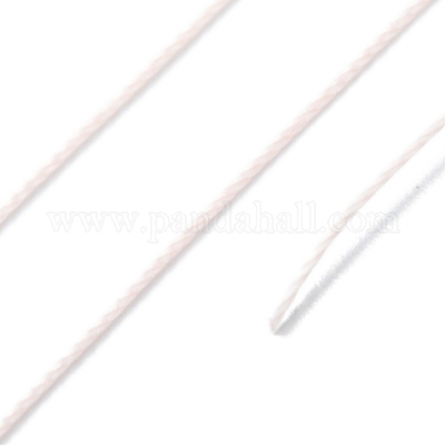 ラウンドワックスポリエステル糸ストリング  マイクロマクラメコード  ツイストコード  革縫い用  ピンク  0.45mm  約174.97ヤード（160m）/ロール&nbsp;YC-D004-02B-004-1
