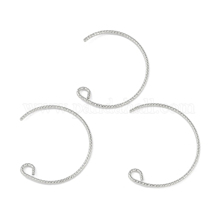 Brass Earring Hooks KK-C069-02P-1