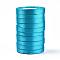 Single Face Satin Ribbon, Polyester Ribbon, Deep Sky Blue, 1/2 inch(12mm), about 25yards/roll(22.86m/roll), 250yards/group(228.6m/group), 10rolls/group