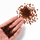 ガラスシードビーズ  トランスペアレント  ラウンド  ブラウン  6/0  4mm  穴：1.5mm  約300粒/30g&nbsp;X2-SEED-A004-4mm-13-4