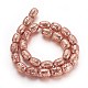 Electroplated Natural Lava Rock Beads Strands&nbsp;G-P400-12-2